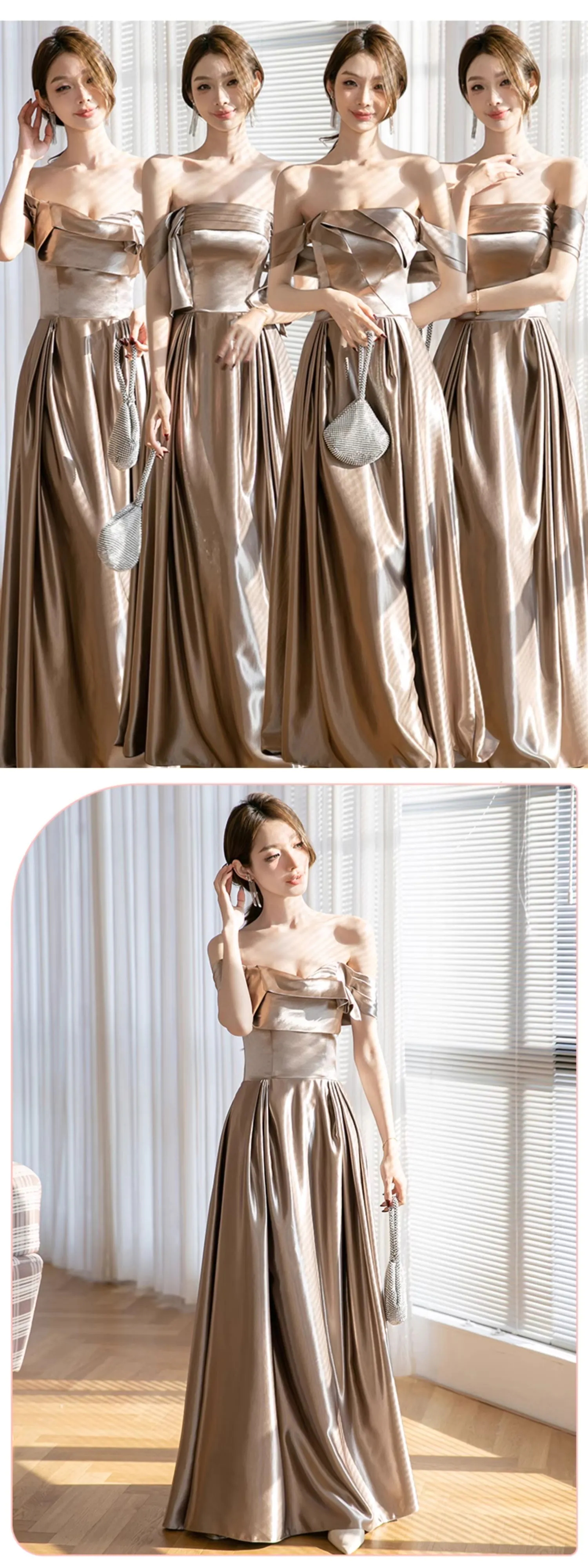 Modest-Mocha-Coffee-Satin-Formal-Party-Wedding-Guest-Bridesmaid-Dress08