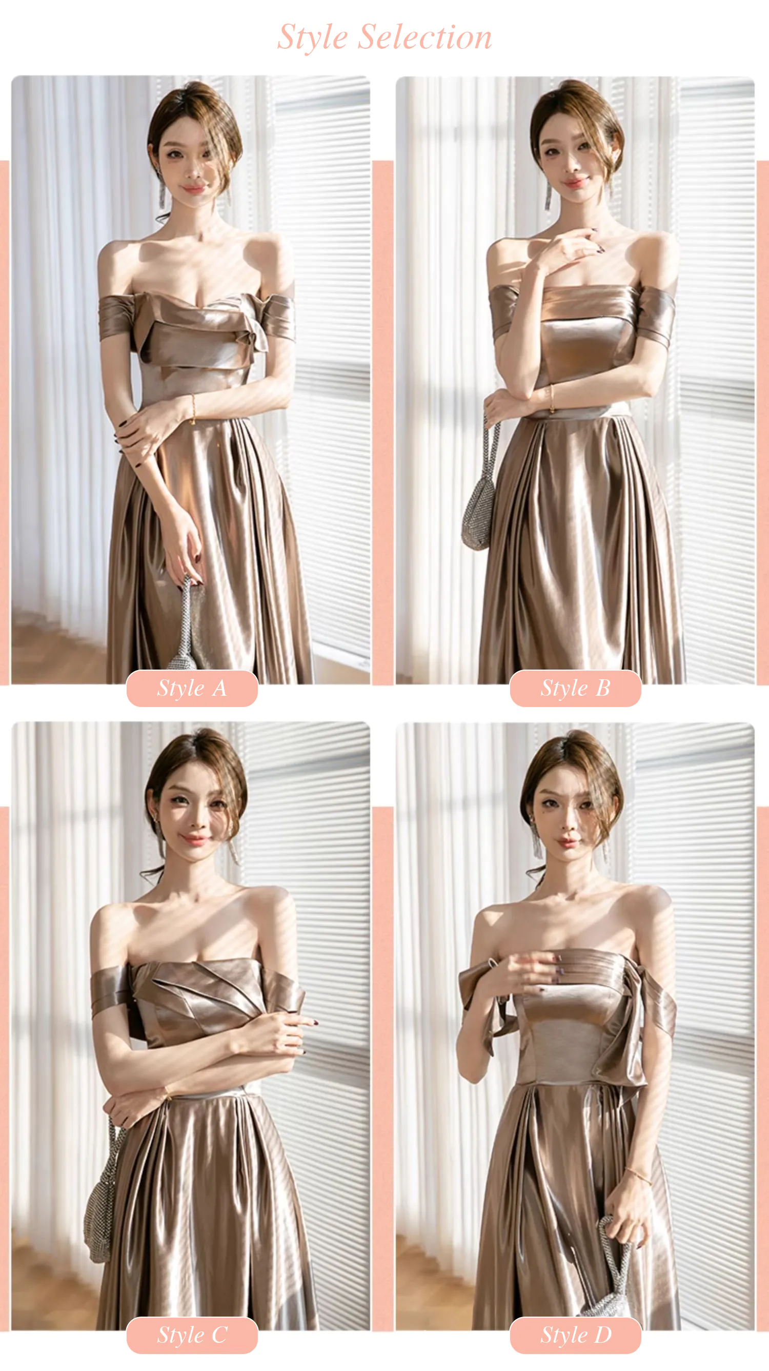 Modest-Mocha-Coffee-Satin-Formal-Party-Wedding-Guest-Bridesmaid-Dress09