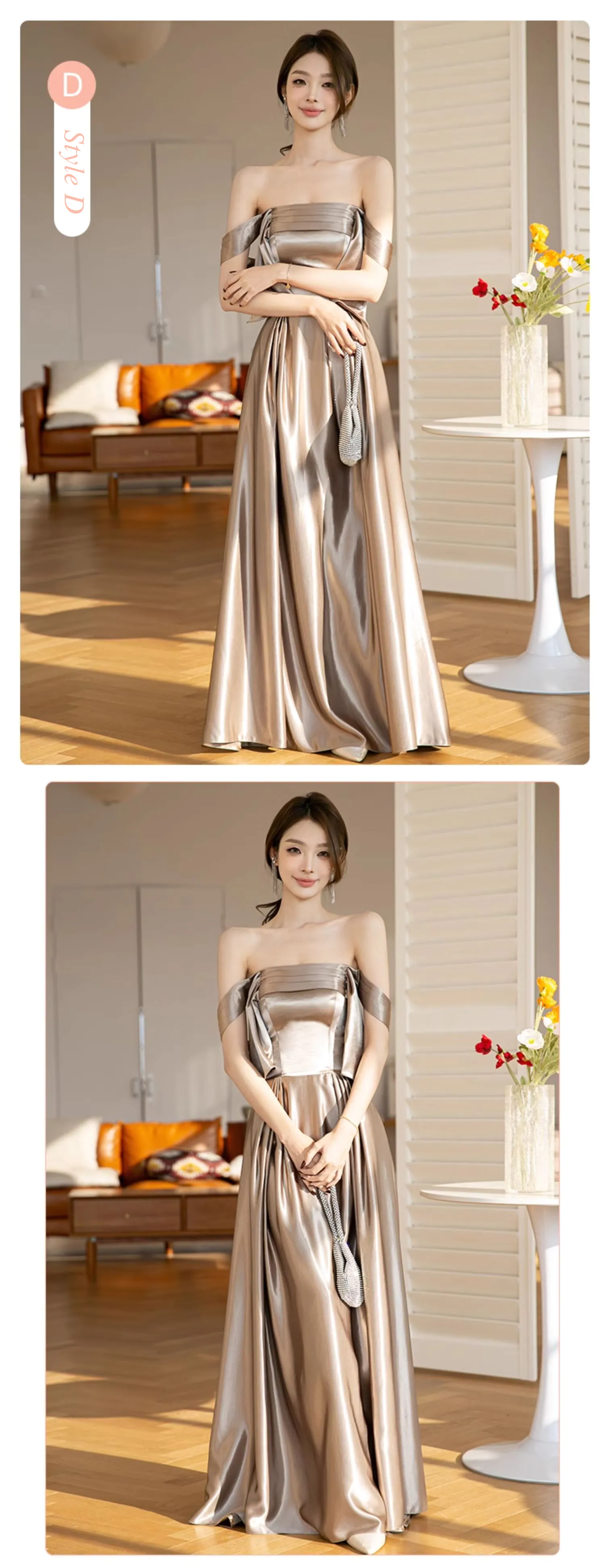 Modest-Mocha-Coffee-Satin-Formal-Party-Wedding-Guest-Bridesmaid-Dress18