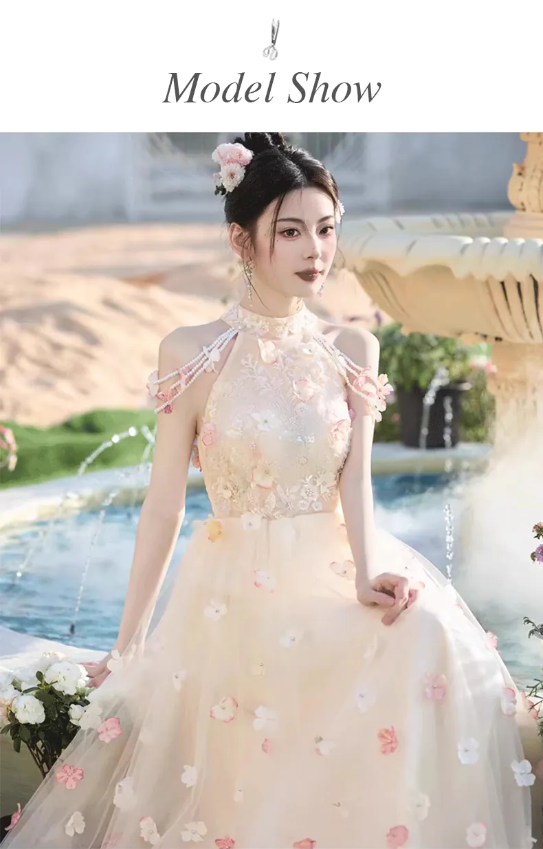 Romantic-Champagne-3D-Flowers-Halter-Chiffon-Evening-Dress-Party-Gown09