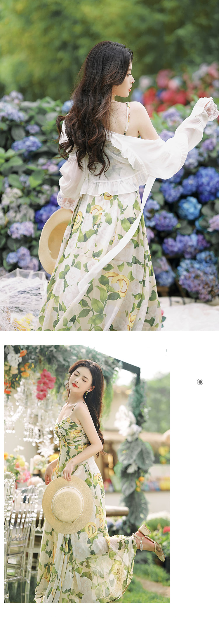 Romantic-Vintage-Floral-Print-Slip-Dress-with-Lace-Trim-Sleeve-Cardigan-Set12