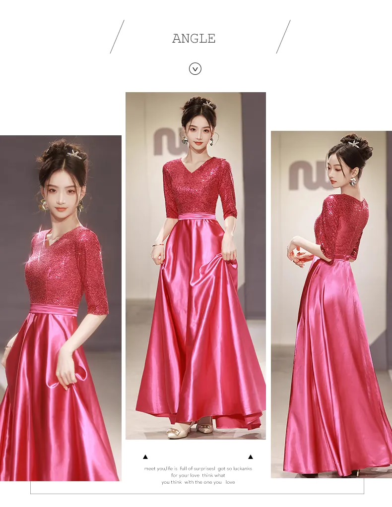 Simple-A-Line-Junior-Wedding-Guest-Satin-Bridesmaid-Maxi-Dress13