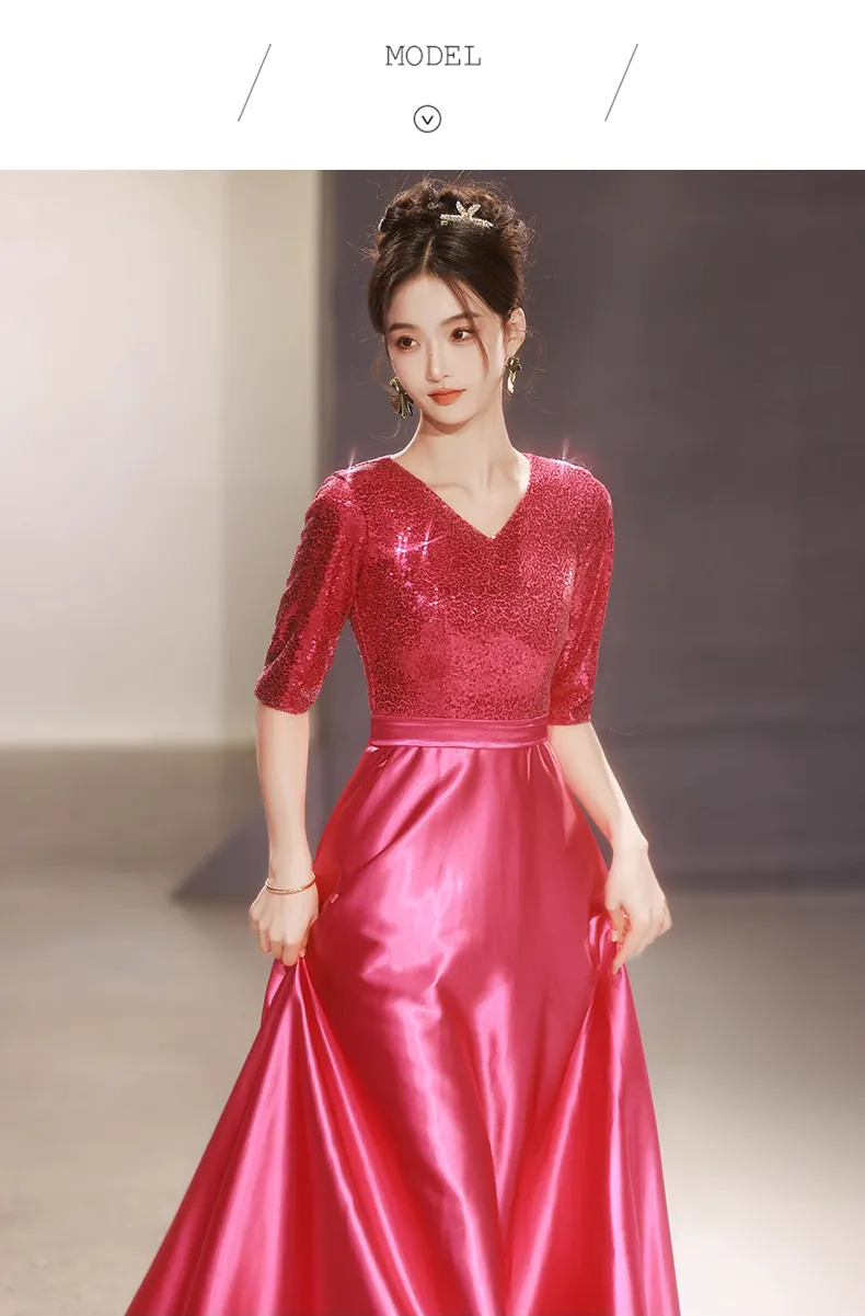 Simple-A-Line-Junior-Wedding-Guest-Satin-Bridesmaid-Maxi-Dress14