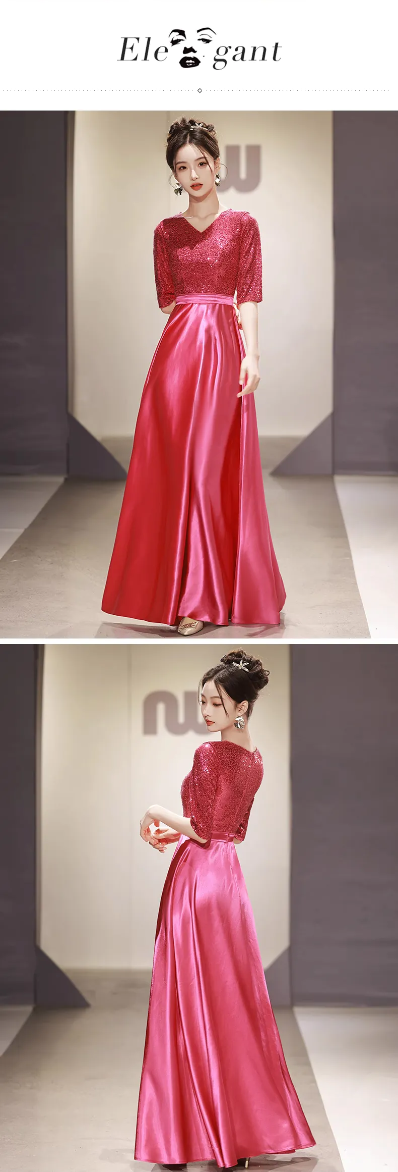 Simple-A-Line-Junior-Wedding-Guest-Satin-Bridesmaid-Maxi-Dress18