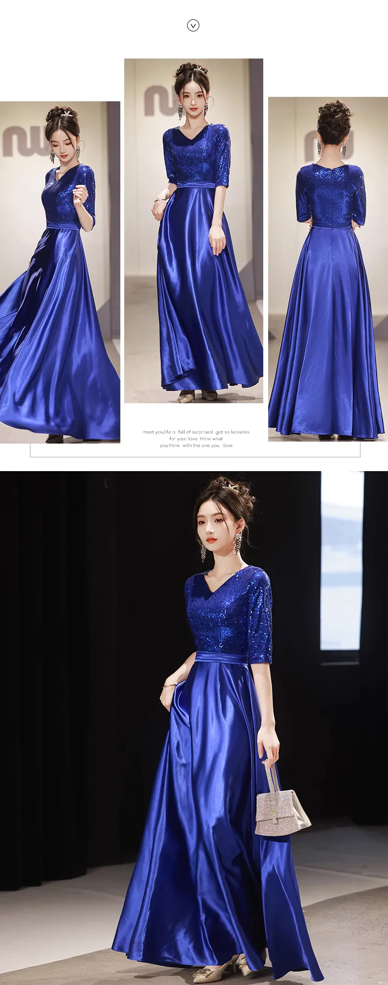 Simple-A-Line-Junior-Wedding-Guest-Satin-Bridesmaid-Maxi-Dress20