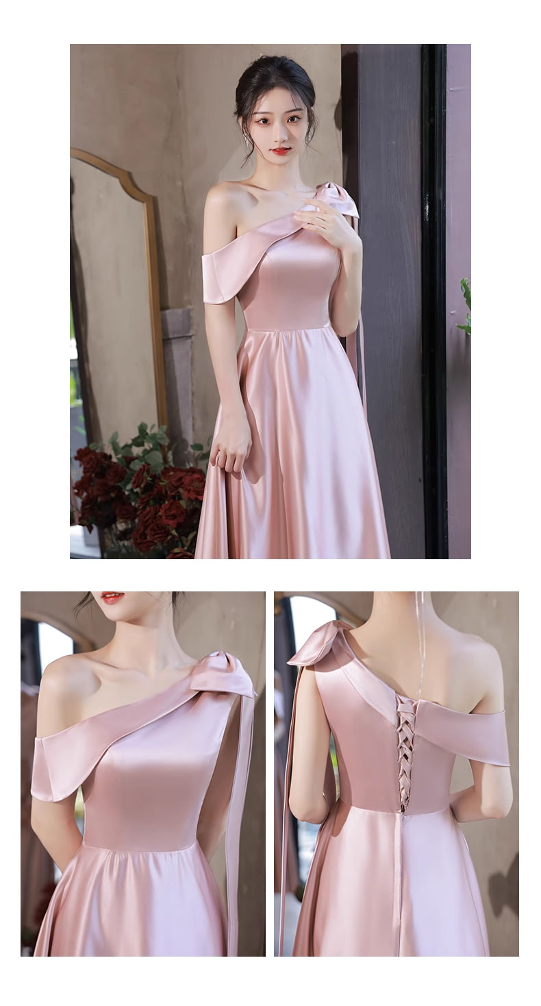 Simple-Pink-Satin-Bridesmaid-Midi-Dress-Homecoming-Graduation-Attire20