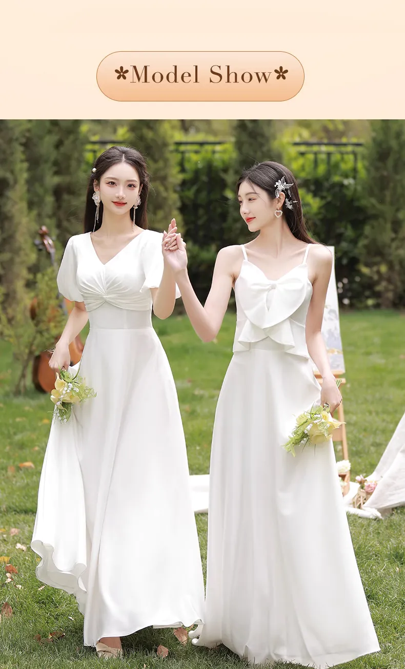 Simple-White-Bridesmaid-Long-Dress-Homecoming-Graduation-Attire14