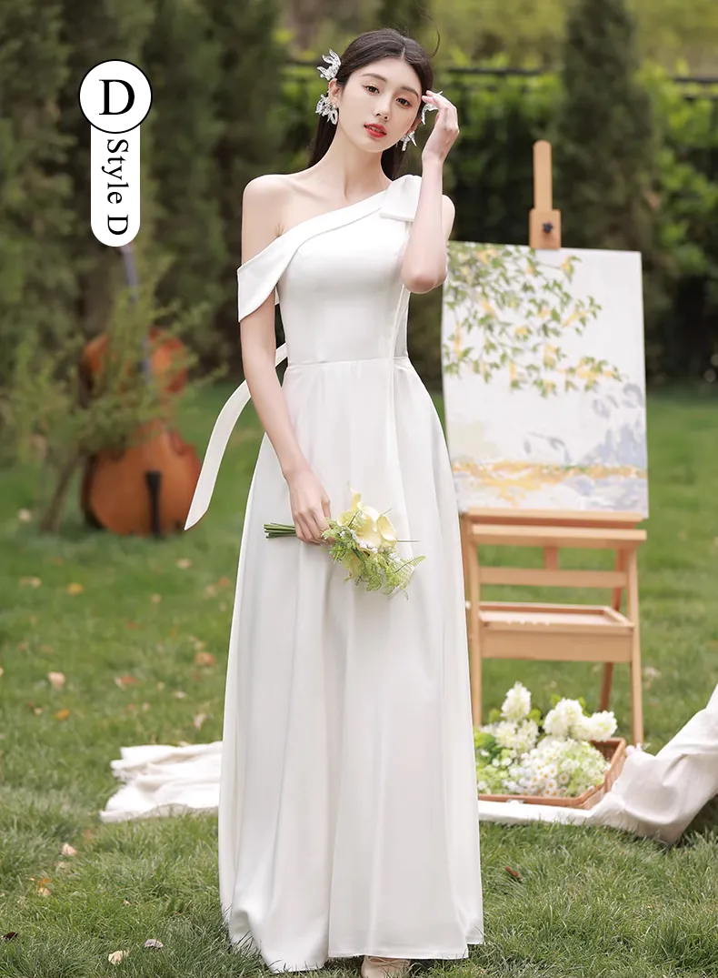 Simple-White-Bridesmaid-Long-Dress-Homecoming-Graduation-Attire27