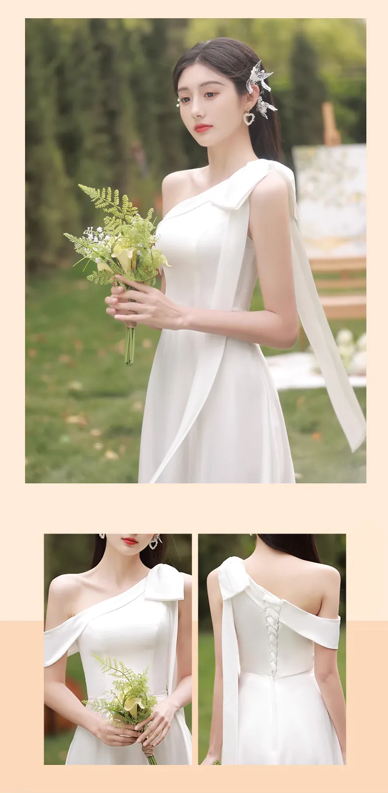 Simple-White-Bridesmaid-Long-Dress-Homecoming-Graduation-Attire29