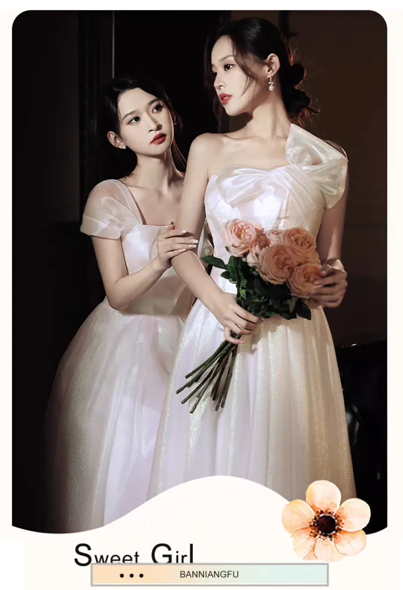Sweet-A-Line-White-Tulle-Wedding-Guest-Party-Bridesmaid-Formal-Dress10