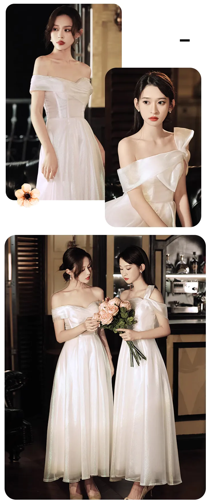 Sweet-A-Line-White-Tulle-Wedding-Guest-Party-Bridesmaid-Formal-Dress16