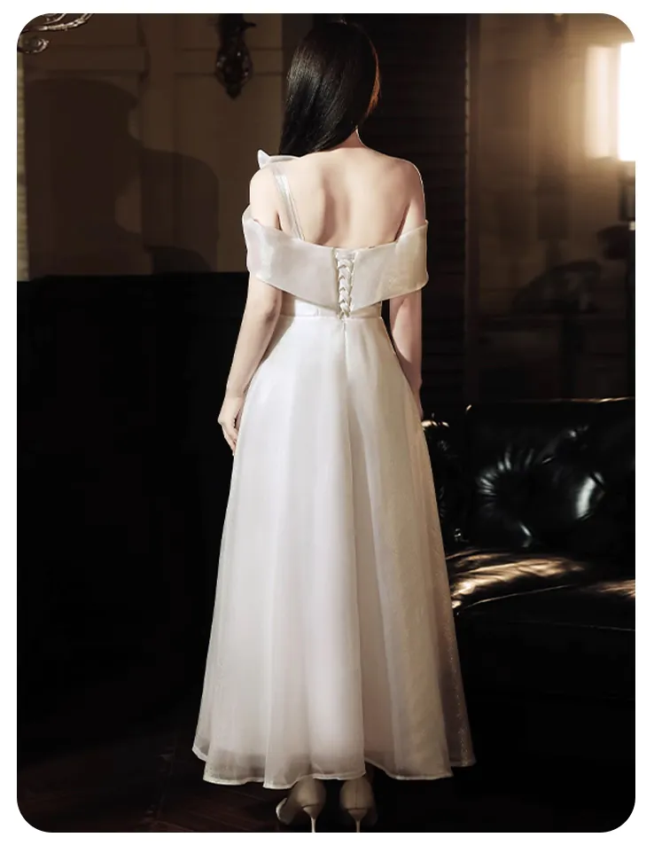 Sweet-A-Line-White-Tulle-Wedding-Guest-Party-Bridesmaid-Formal-Dress22