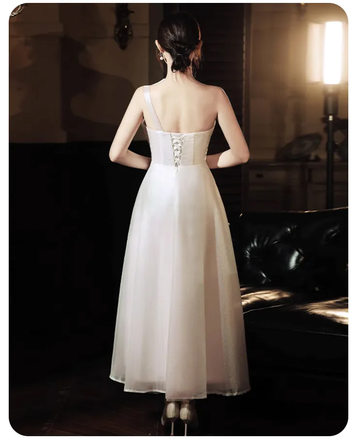 Sweet-A-Line-White-Tulle-Wedding-Guest-Party-Bridesmaid-Formal-Dress25