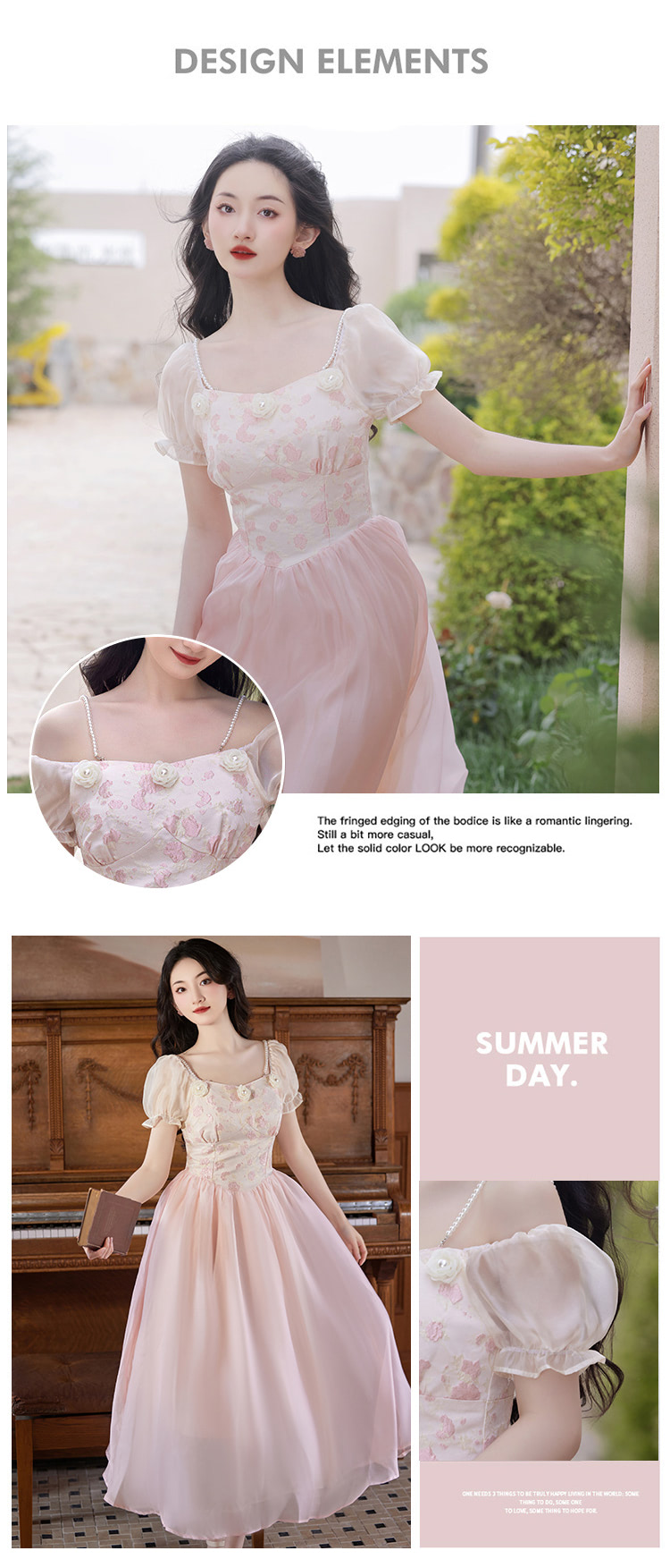 Sweet-Vintage-Pink-Jacquard-Short-Sleeve-Summer-Casual-Maxi-Dress08