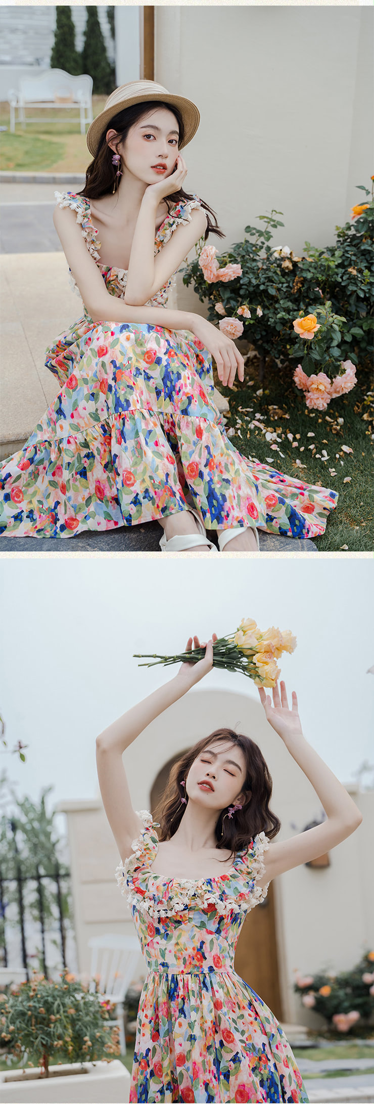 Vintage-Off-Shoulder-Chiffon-Floral-Summer-Casual-Long-Dress11