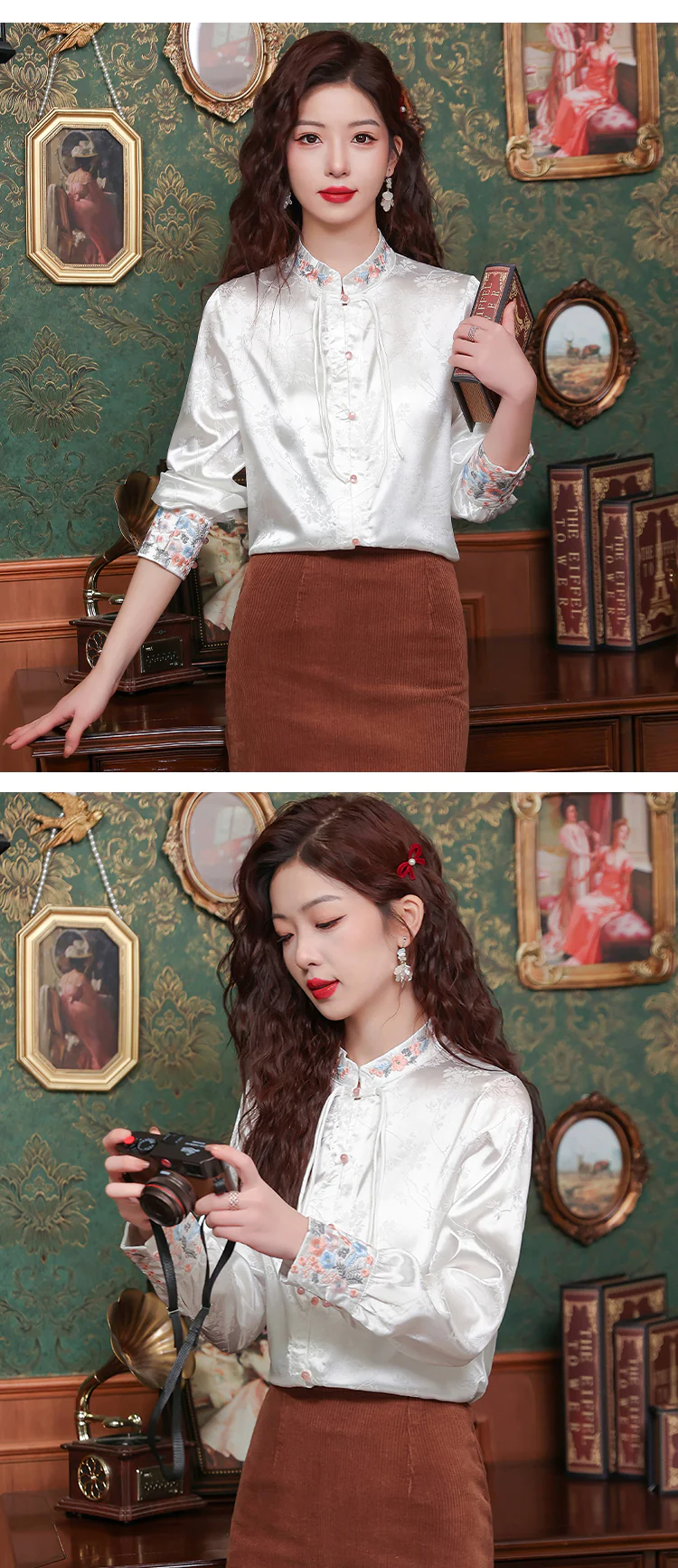 Vintage-White-Embroidery-Jacquard-Work-Date-Casual-Shirt-Blouse12