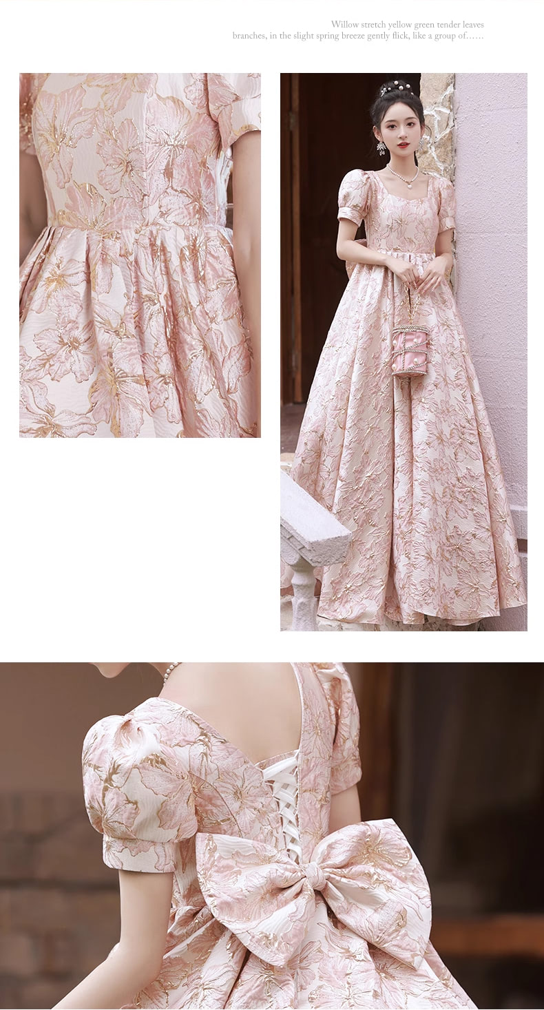 A-Line-Sweet-Pink-Floral-Jacquard-Plus-Size-Formal-Prom-Party-Dress09