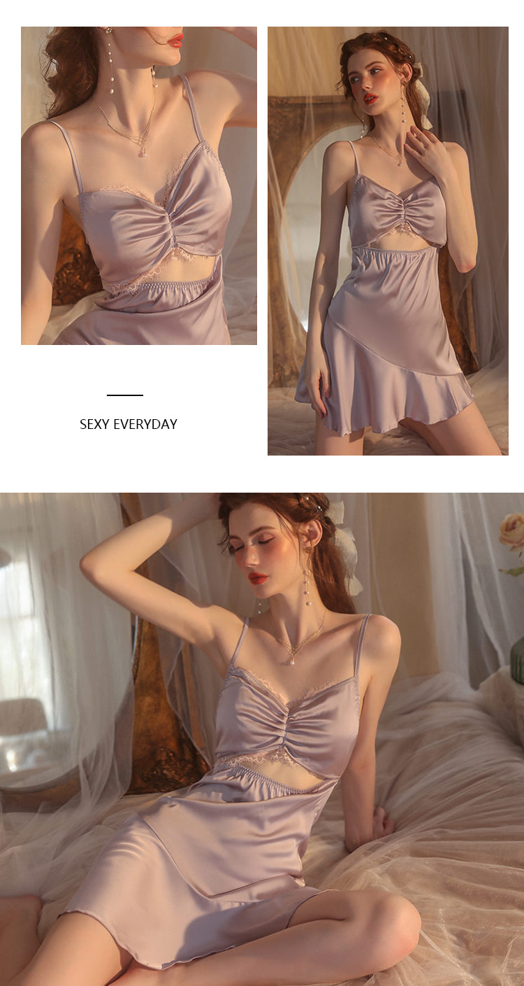Ladies-Sleeveless-Satin-Camisole-Slip-Nightie-Soft-Sleep-Dress16
