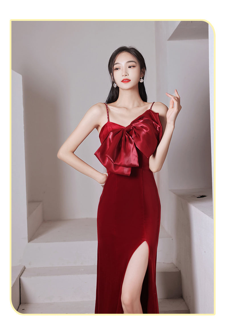 Sexy-Wine-Red-Velvet-Split-Fishtail-Slip-Evening-Formal-Maxi-Dress08