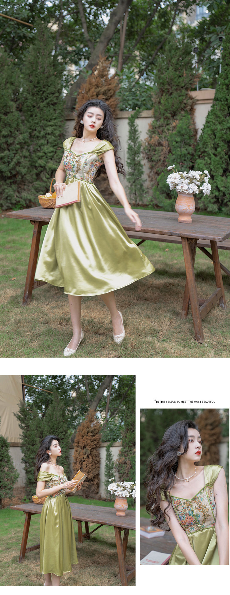 Vintage-French-Hepburn-Green-Jacquard-Summer-Casual-Midi-Dress09.jpg