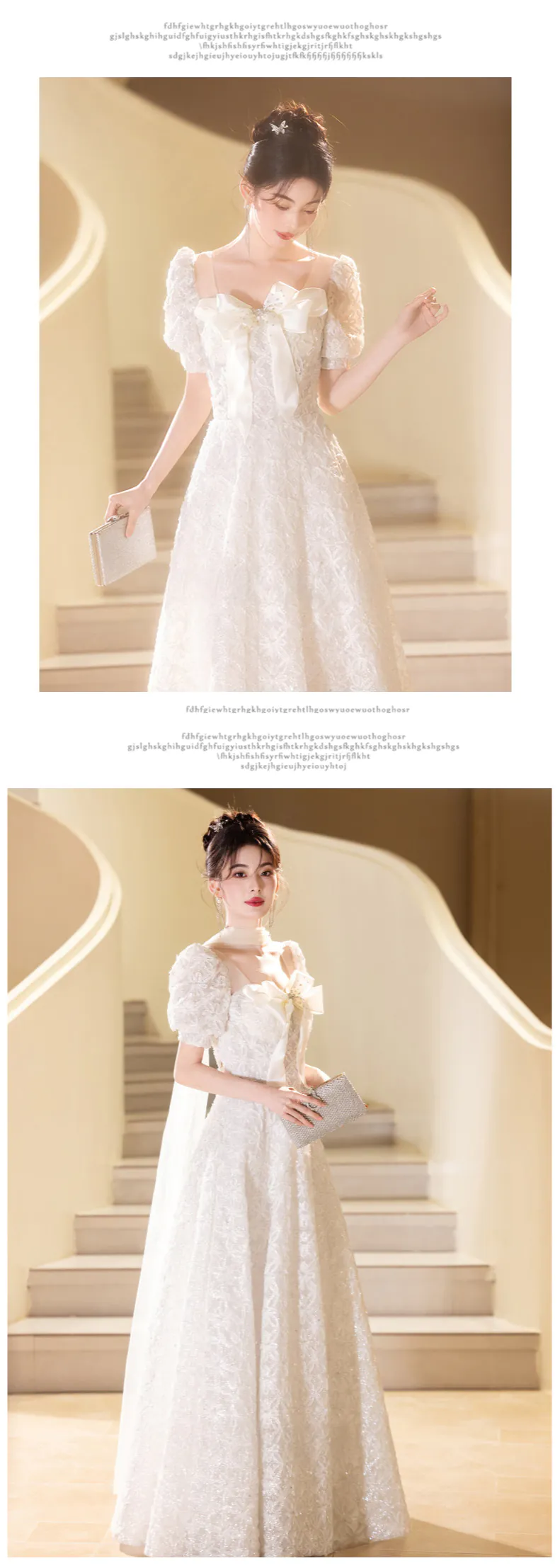 Vintage-Intricate-Floral-Princess-Square-Neck-Evening-Dress-Banquet-Gown11
