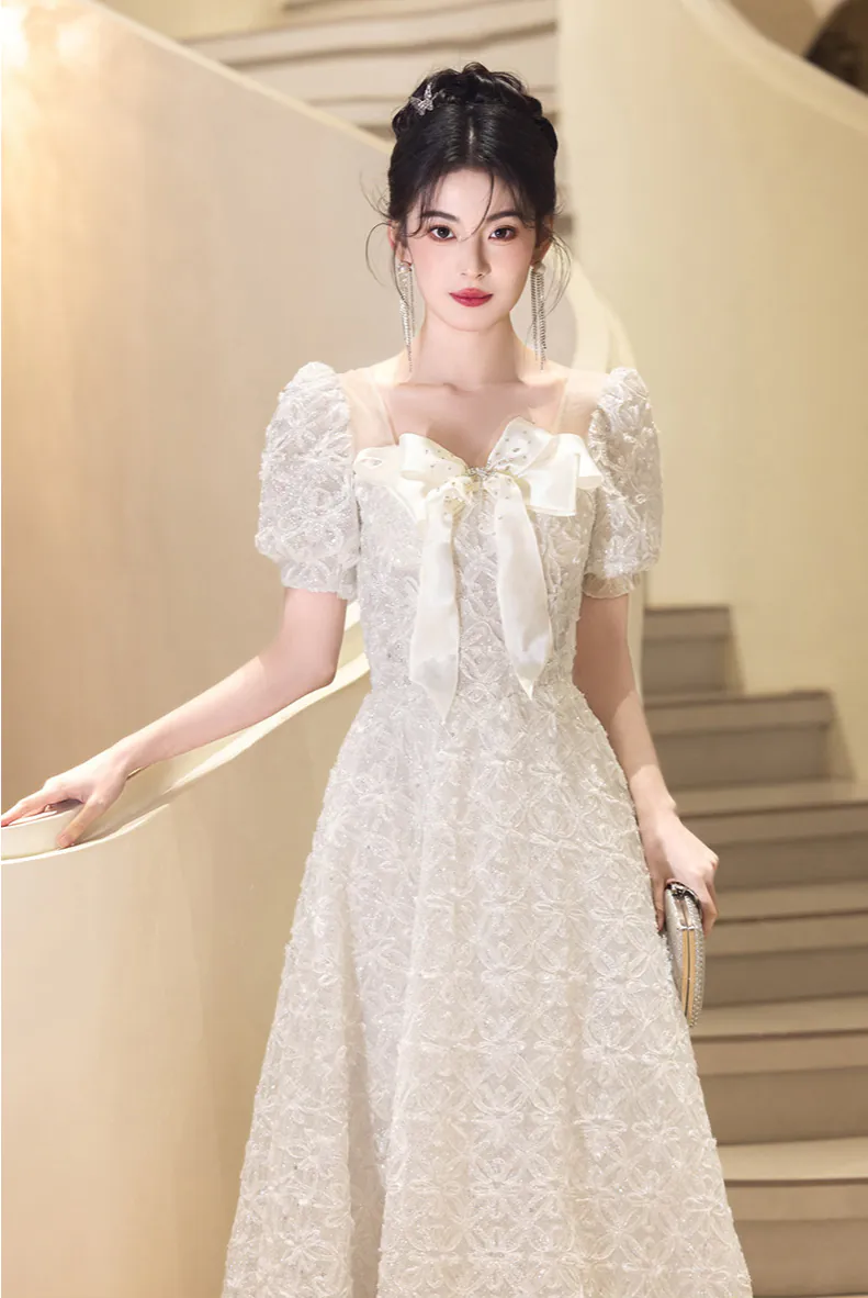 Vintage-Intricate-Floral-Princess-Square-Neck-Evening-Dress-Banquet-Gown14