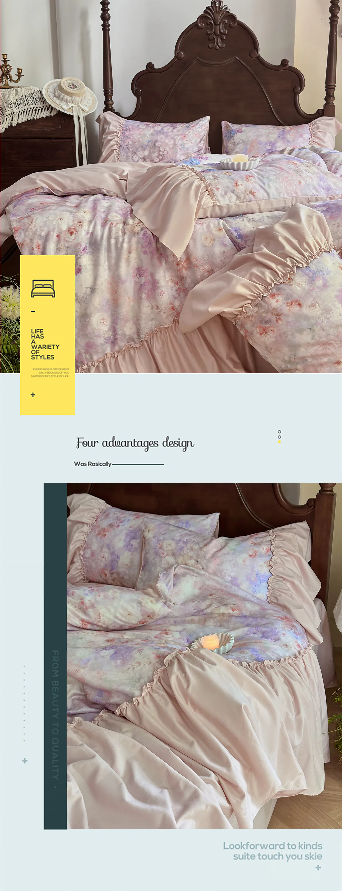 Vintage-Oil-Painting-Floral-Brushed-Tencel-Cotton-Ruffle-Edge-Bedding-Set09