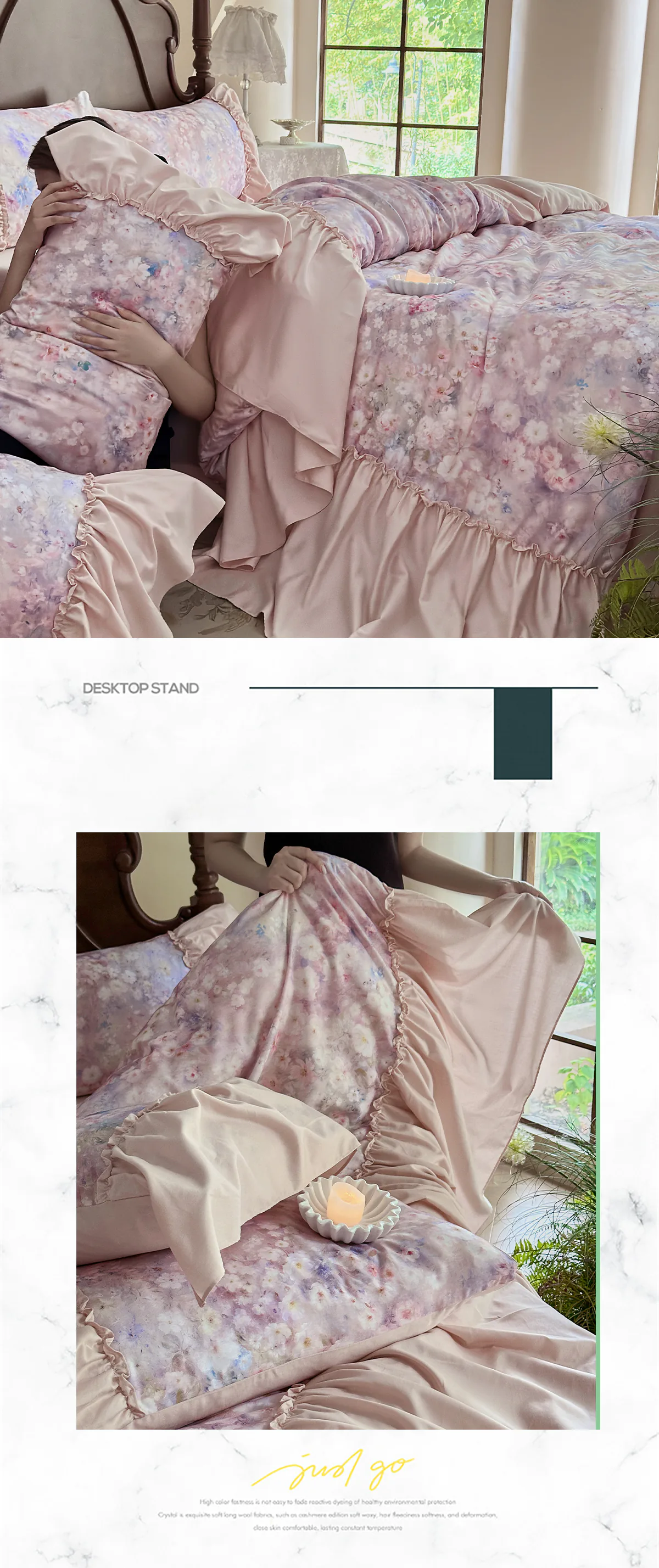 Vintage-Oil-Painting-Floral-Brushed-Tencel-Cotton-Ruffle-Edge-Bedding-Set16