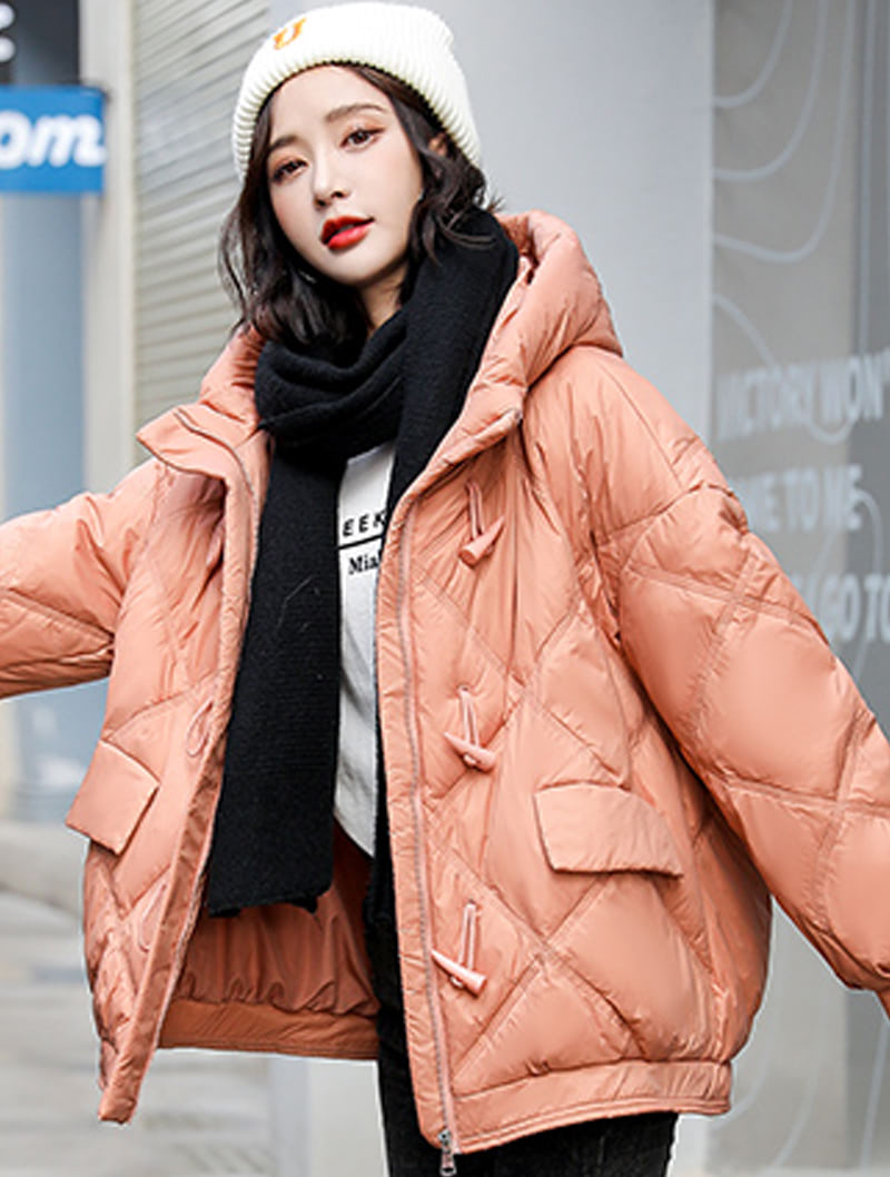 Women's Warm Puffer Jackets with Hood Cozy Down Parka Coat02