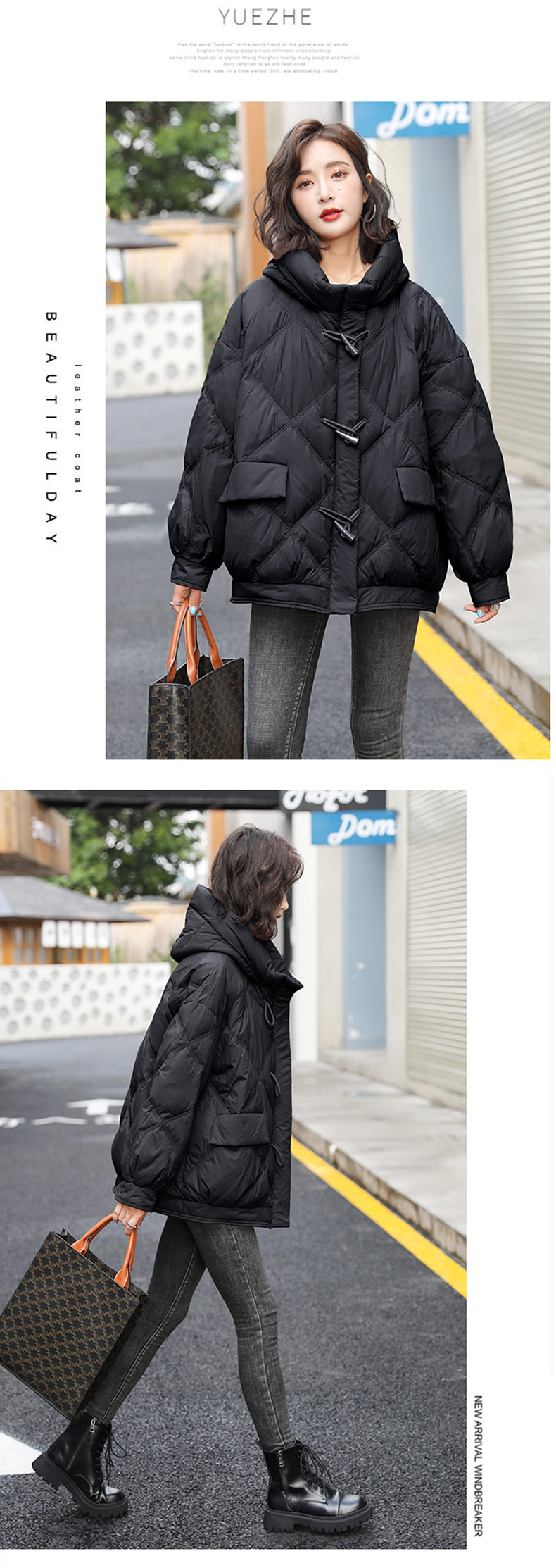 Women's Warm Puffer Jackets with Hood Cozy Down Parka Coat16