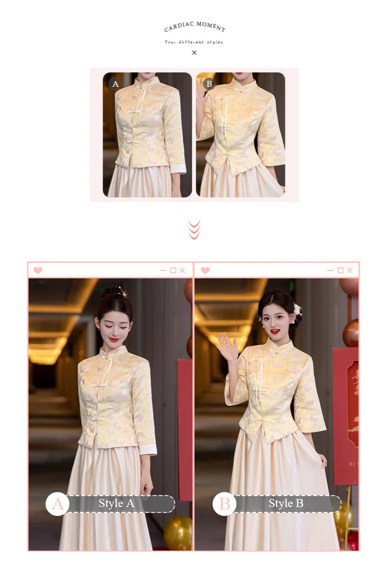Beautiful-Chinese-Style-Floral-Brocade-Reception-Dress-Outfit-for-Bridesmaid08
