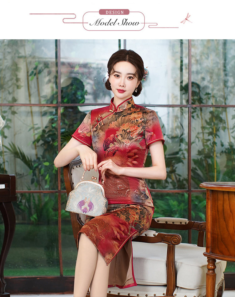 Elegant-Gold-Stamped-Floral-Slim-Fit-Cheongsam-Midi-Qipao-Dress09