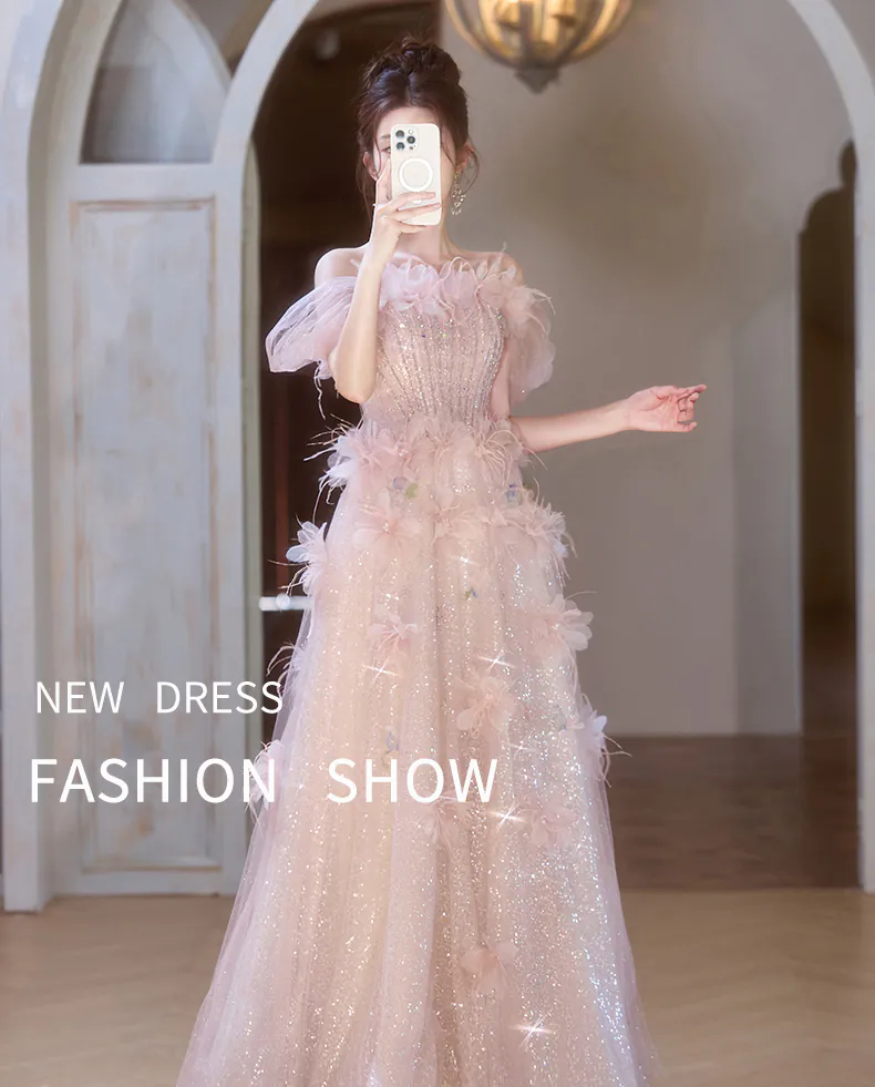 Fairy-Off-Shoulder-Pink-Tulle-3D-Floral-Sparkly-Evening-Party-Maxi-Dress07