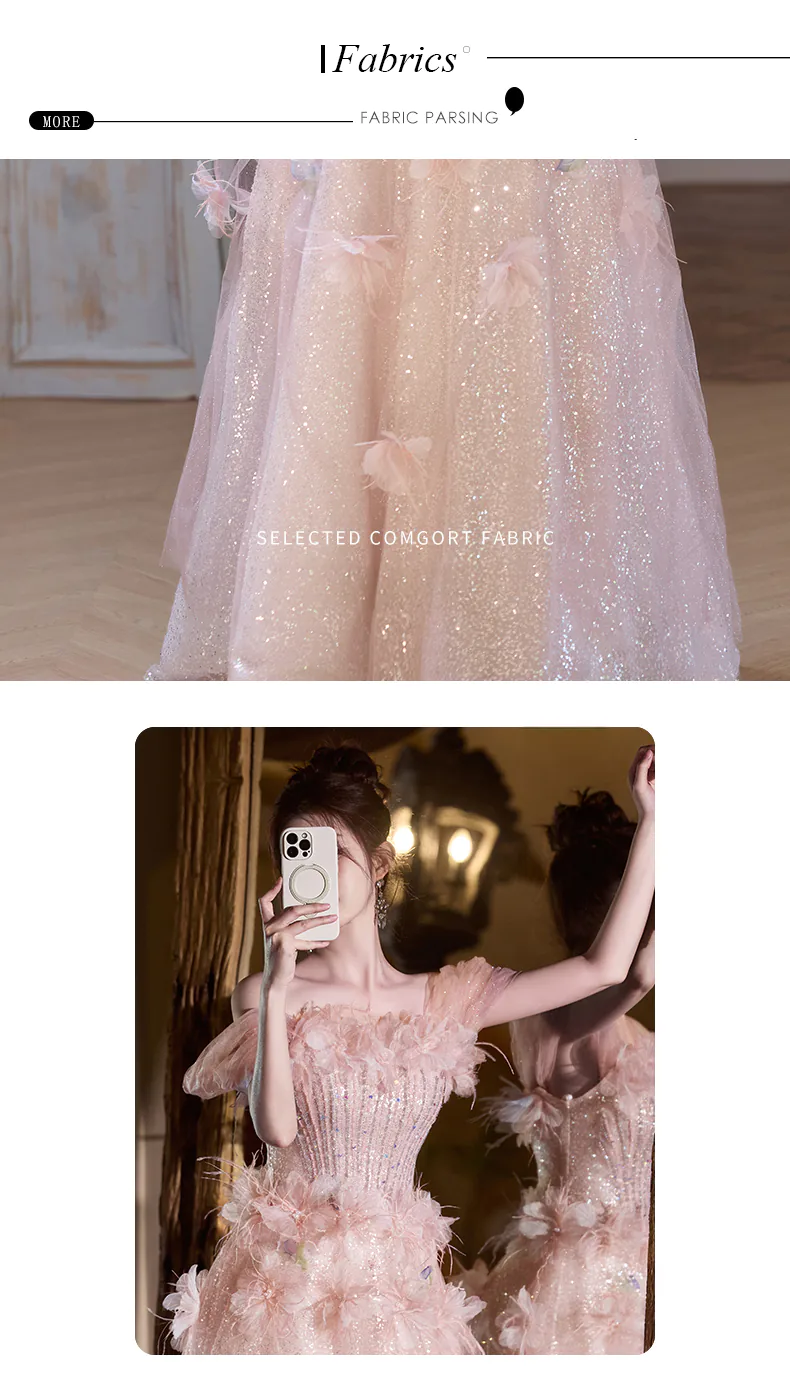 Fairy-Off-Shoulder-Pink-Tulle-3D-Floral-Sparkly-Evening-Party-Maxi-Dress10