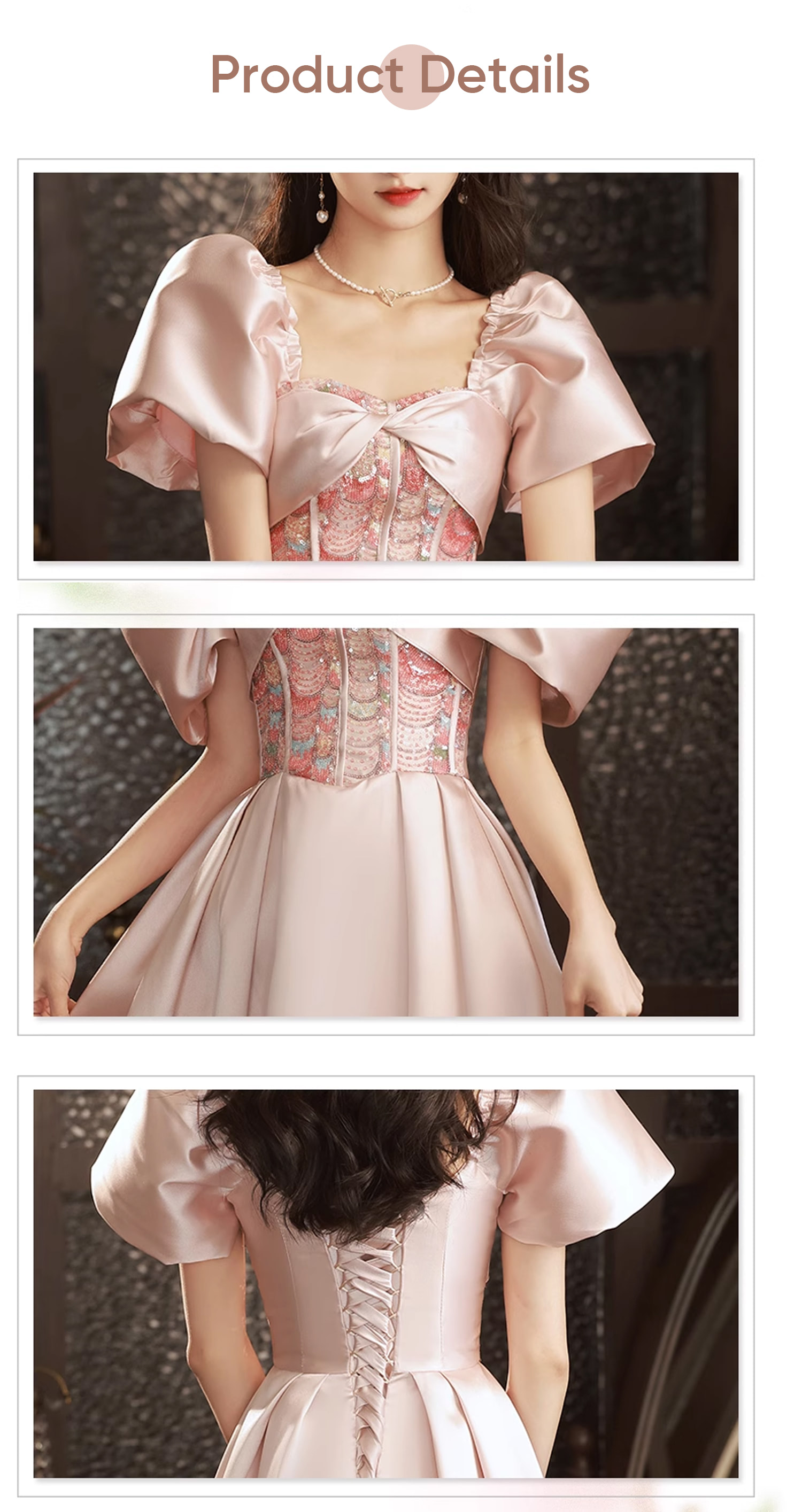 Chic-Pink-Short-Sleeve-Wedding-Guest-Cocktail-Party-Formal-Dress14