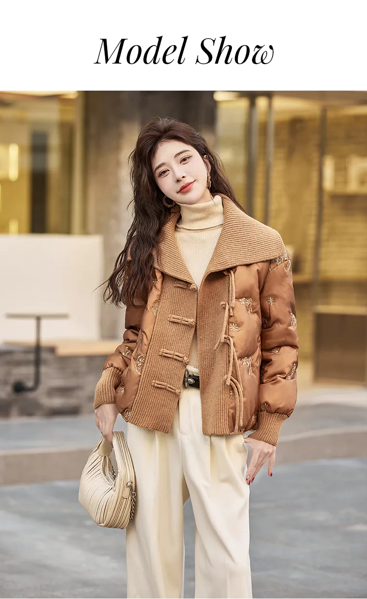 Chic-Vintage-Patchwork-Short-Cotton-Puffer-Jacket-Winter-Casual-Coat12