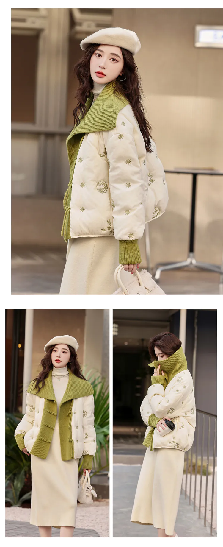 Chic-Vintage-Patchwork-Short-Cotton-Puffer-Jacket-Winter-Casual-Coat21