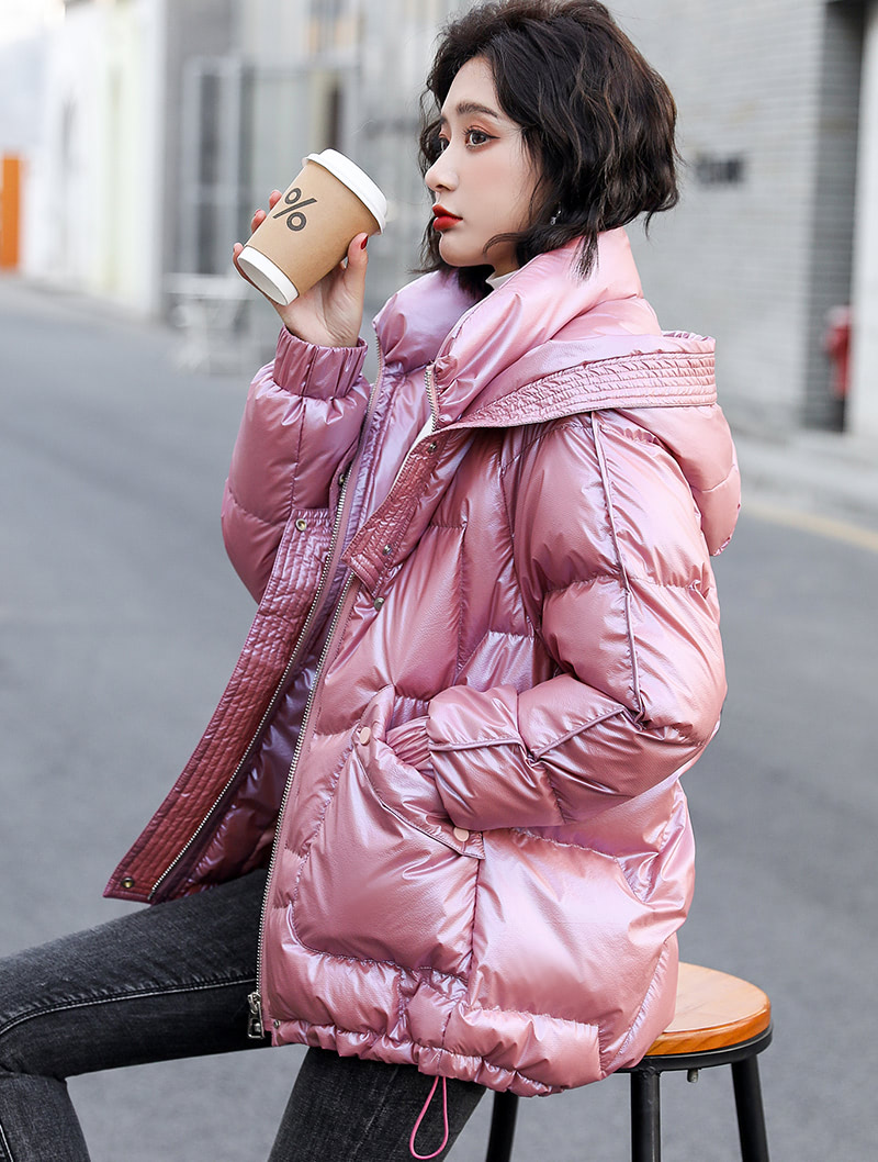 Fashion Hooded Winter Outfit Cotton Short Down Jacket02