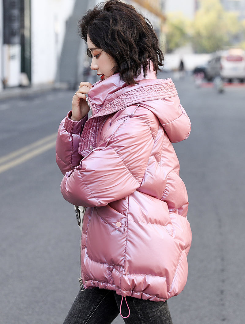 Fashion Hooded Winter Outfit Cotton Short Down Jacket04