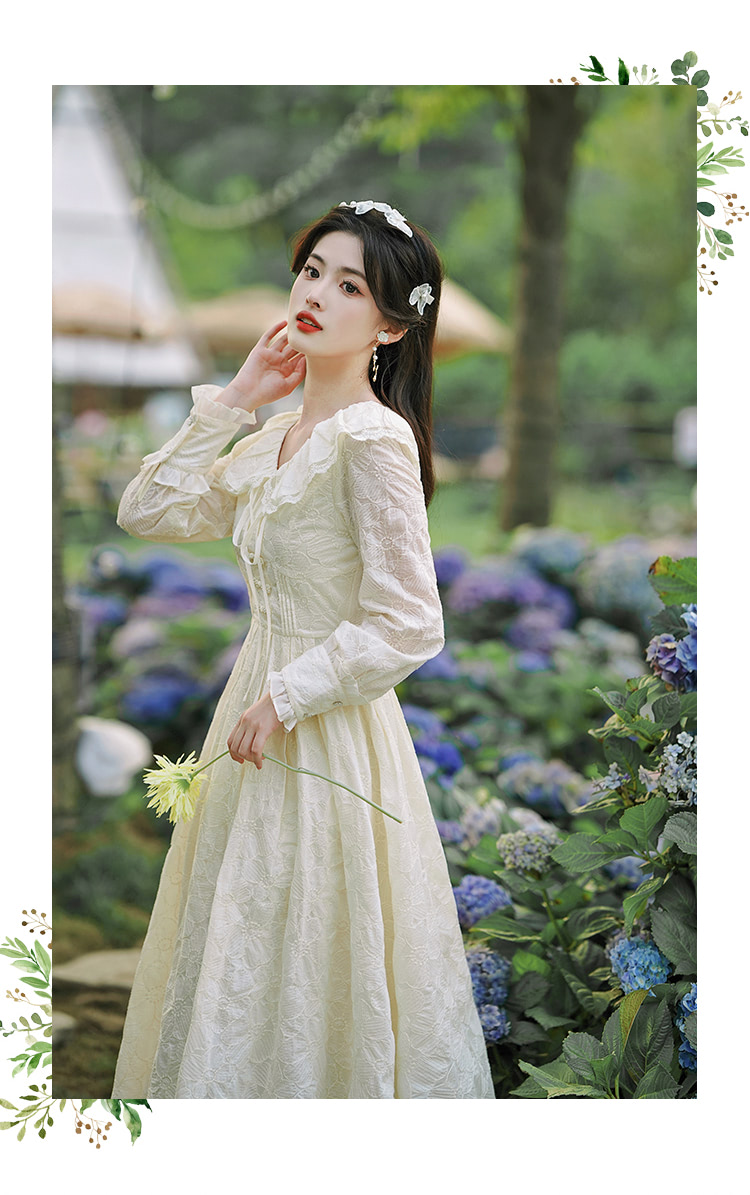 French-Vintage-Style-Doll-Neck-Cotton-Embroidery-Long-Casual-Sun-Dress09