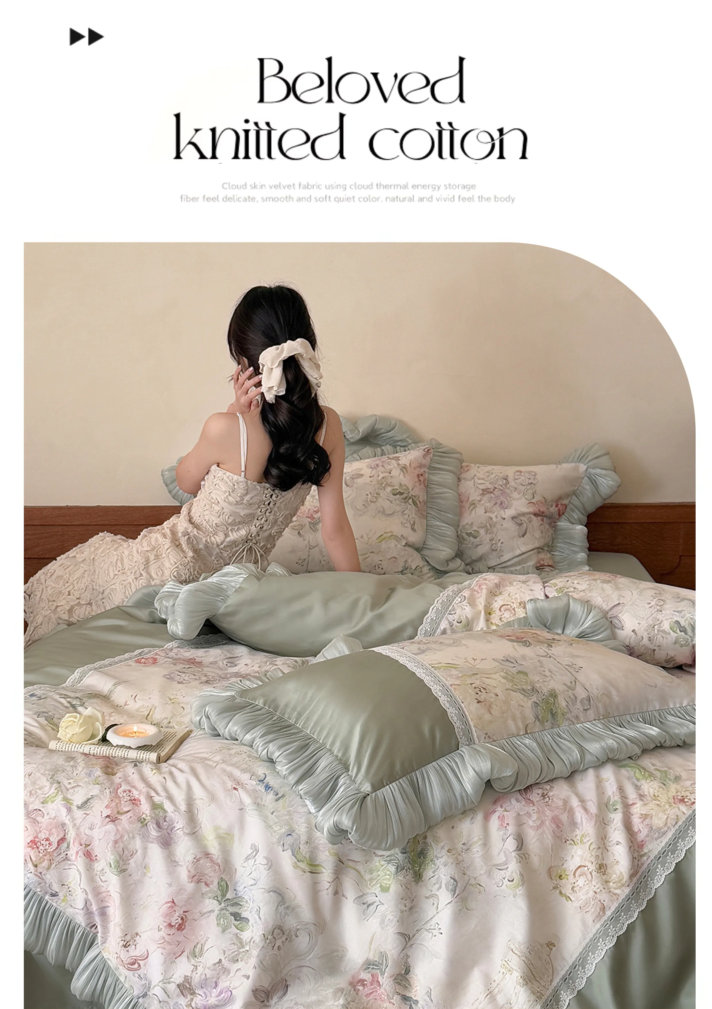 Romantic-Pastoral-Digital-Print-Floral-50S-Ruffle-Edge-Duvet-Cover-Set09