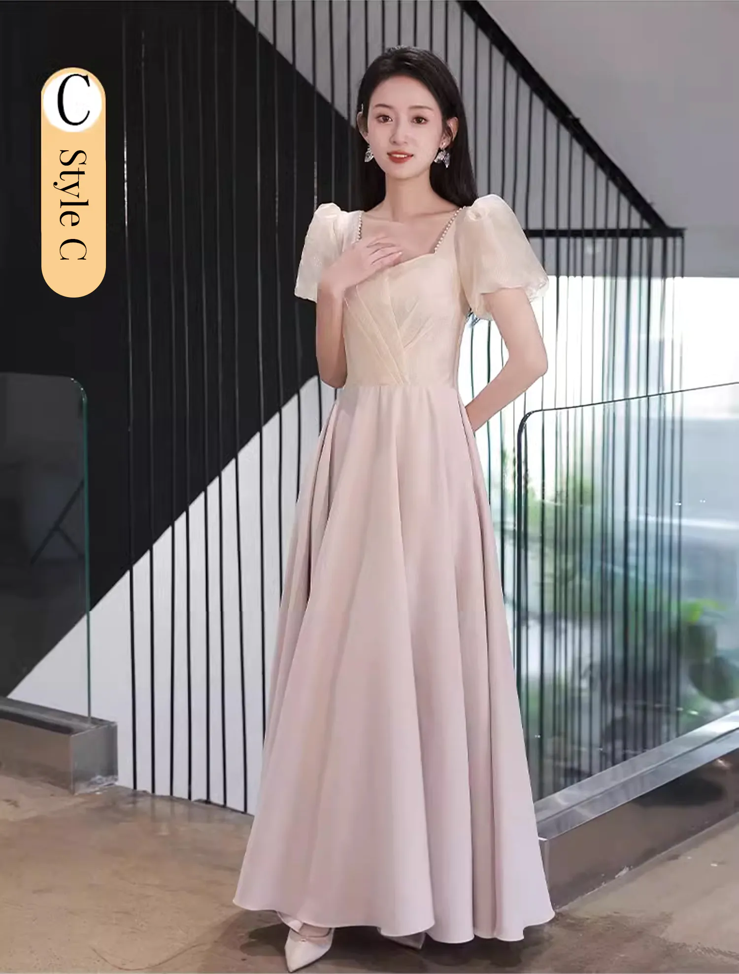 Simple-Pink-Short-Sleeve-Bridesmaid-Dress-Homecoming-Graduation-Gown18