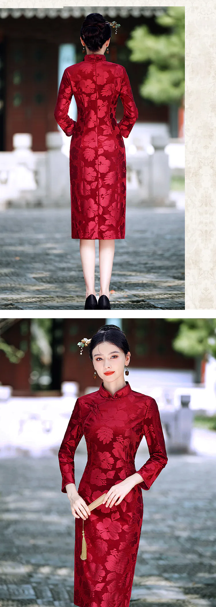 Stylish-Velvet-Mandarin-Collar-Long-Sleeve-Casual-Qipao-Dress13