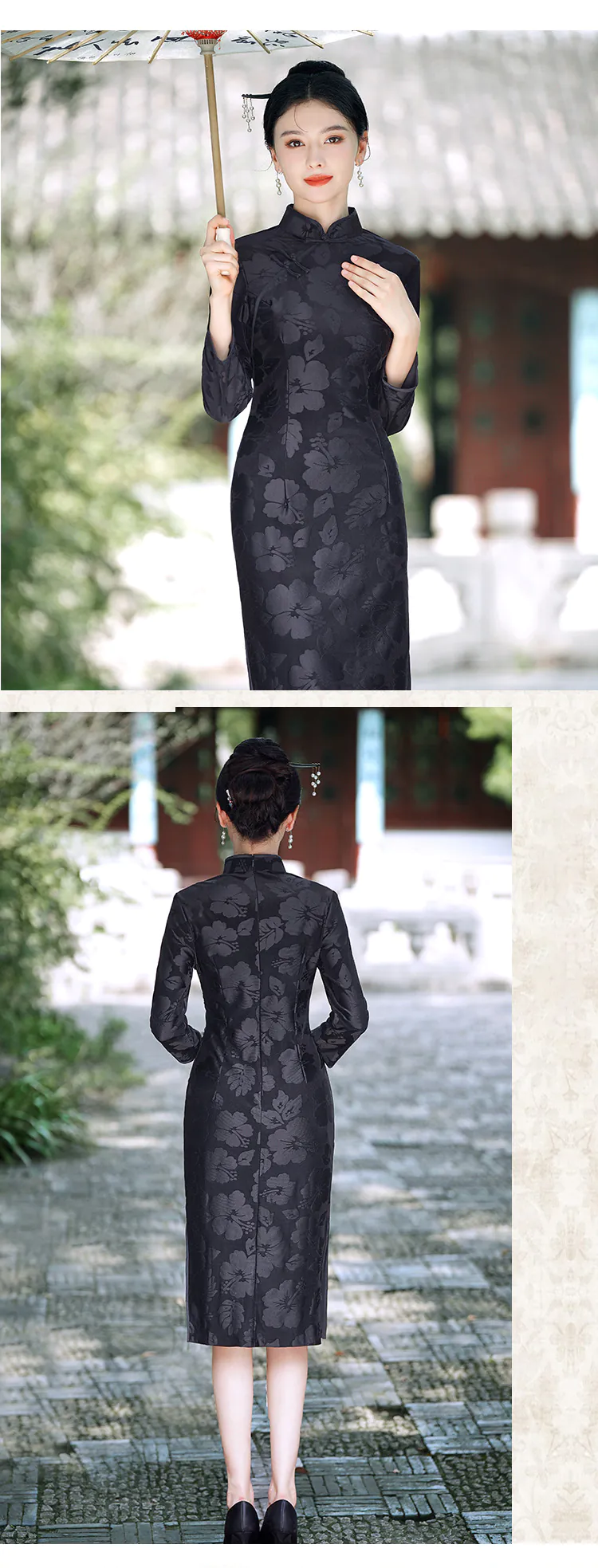 Stylish-Velvet-Mandarin-Collar-Long-Sleeve-Casual-Qipao-Dress16