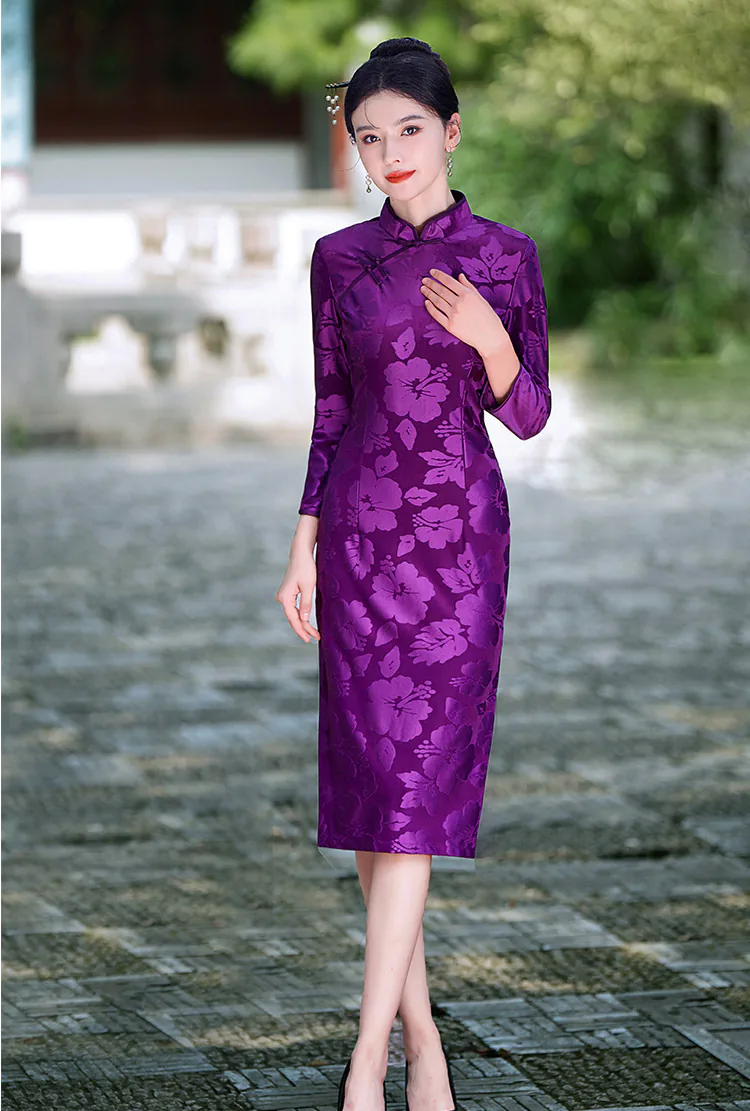 Stylish-Velvet-Mandarin-Collar-Long-Sleeve-Casual-Qipao-Dress22