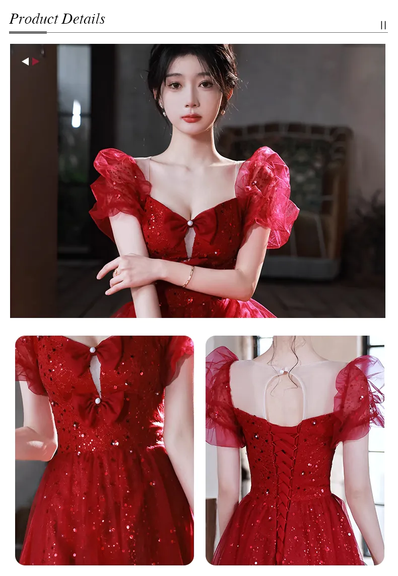 Sweet-Princess-Hepburn-Style-Square-Neck-with-Bow-Evening-Prom-Dress09