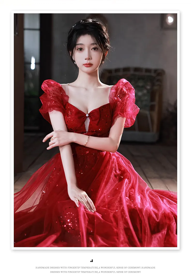 Sweet-Princess-Hepburn-Style-Square-Neck-with-Bow-Evening-Prom-Dress12
