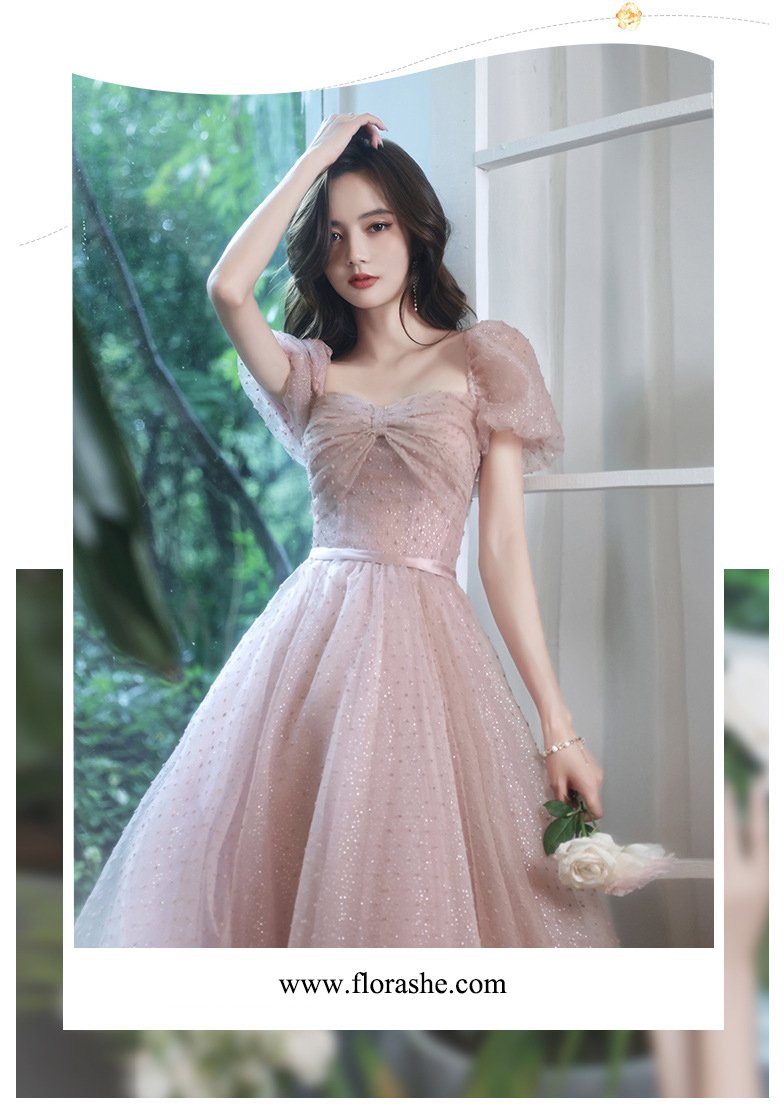 Sweet and Romantic Long Evening Wedding Party Dress08