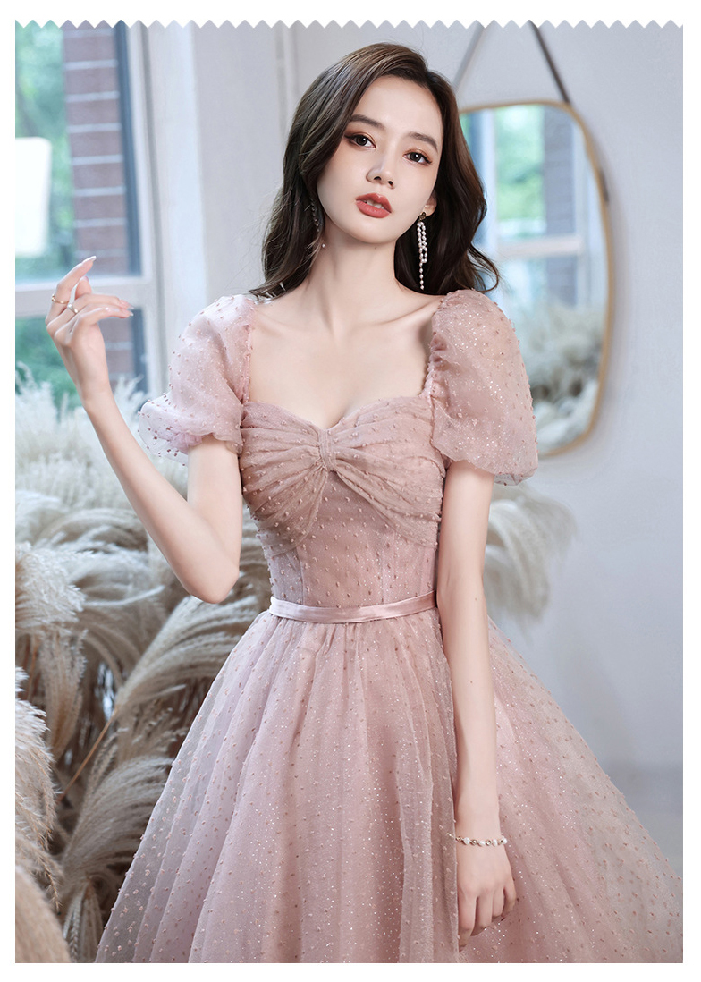 Sweet and Romantic Long Evening Wedding Party Dress14