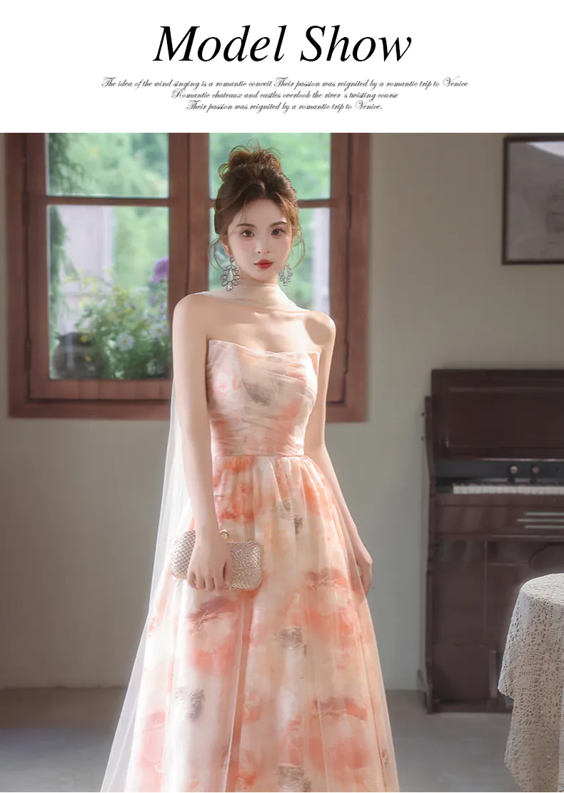 open lace back dress Floral French Vintage Dress Fairycore Angelcore